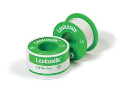 Leukoplast Leukosilk Fixační páska 2,5 cm x 5 m cívka 1 ks