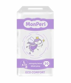 MonPeri ECO Comfort L 8-13 kg dětské pleny 50 ks