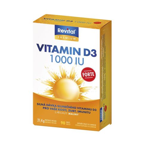 Revital Vitamin D3 Forte 1000 IU 90 tablet