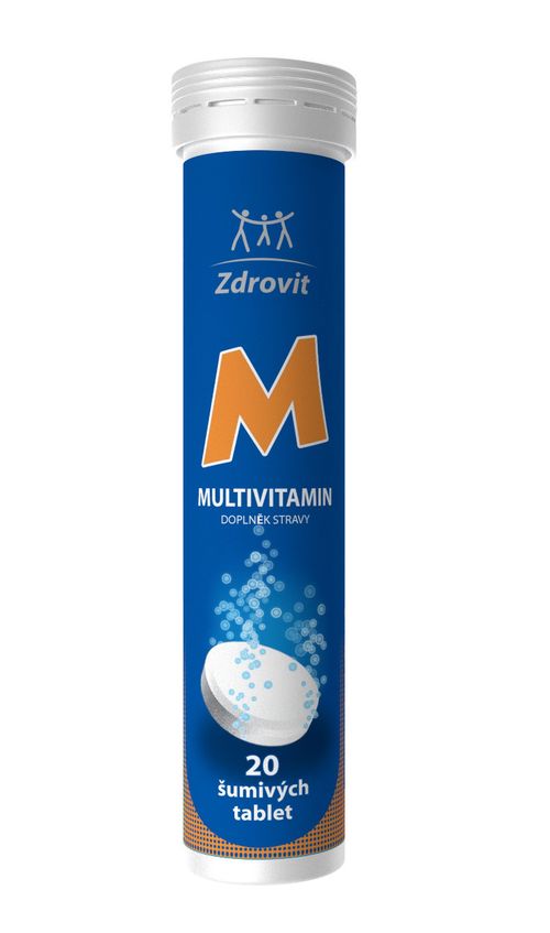 Zdrovit Multivitamin pomeranč 20 šumivých tablet