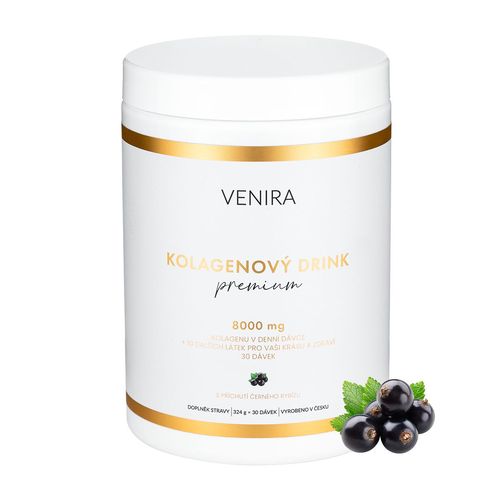 Venira Prémiový kolagenový drink černý rybíz 324 g