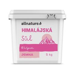 Allnature Himalájská sůl růžová jemná 5 kg