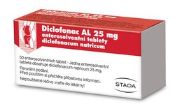 Diclofenac AL 25 mg 50 tablet