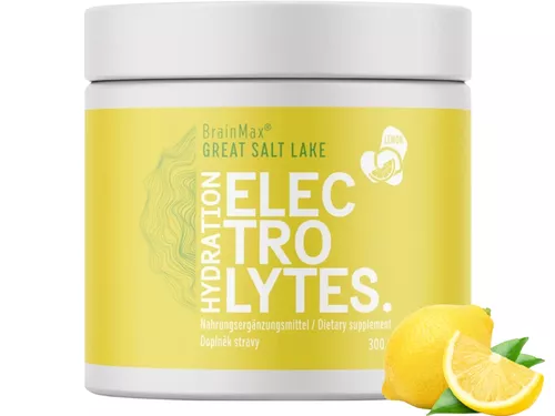 BrainMax Hydration Electrolytes, hydratační elektrolyty, citron