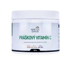 Adelle Davis Práškový vitamín C 500 g