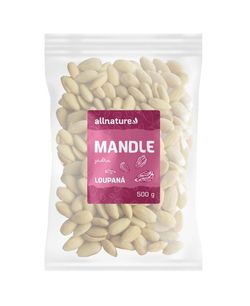 Allnature Mandle jádra loupaná 500 g