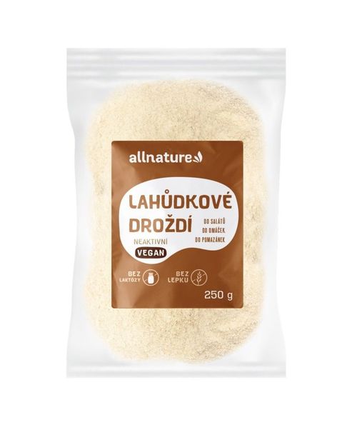 Allnature Lahůdkové droždí neaktivní 250 g