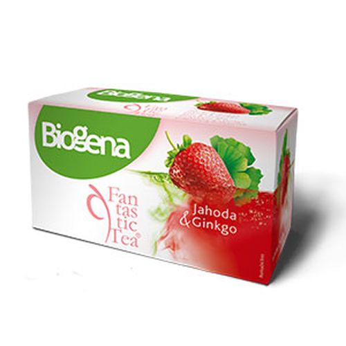 Biogena Fantastic Jahoda & Ginkgo porcovaný čaj 20x2 g