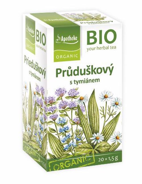 Apotheke BIO Průduškový čaj s tymiánem 20x1,5 g