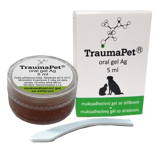 TraumaPet Ag Zubní gel se stříbrem 5 ml