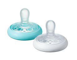 Tommee Tippee Šidítko C2N silikon Natural 6-18m 2 ks