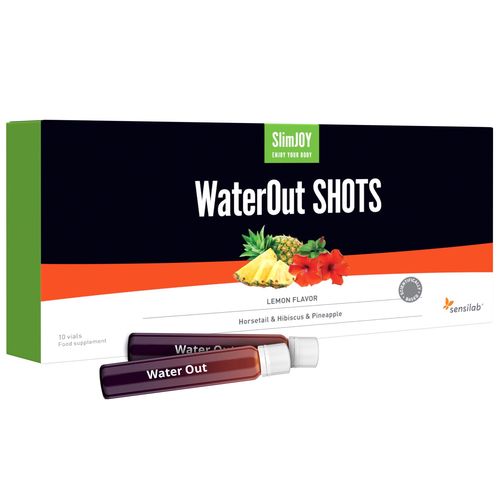 SlimJOY WaterOut Shots | Přírodní diuretikum, které snižuje zadržování vody v těle a podporuje hubnutí | 10denní program | Sensilab