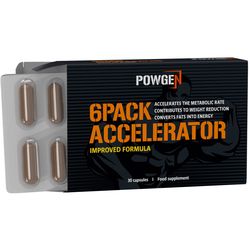 6Pack Accelerator | Pro rychlejší metabolismus a vyrýsování břišních svalů | Program na 30 dní | PowGen