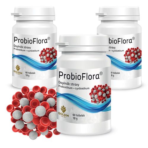 Probiotika ProbioFlora s prebiotiky a 7 kmeny bifido a lakto bacilů 3x 60 kapslí