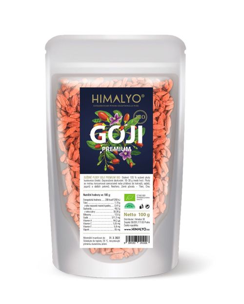 Himalyo Sušené plody GOJI PREMIUM BIO 100 g