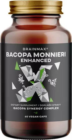 BrainMax Enhanced Bacopa Monnieri, 60 kapslí