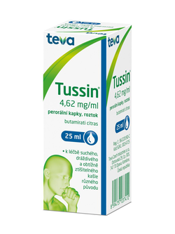 Tussin 4,62 mg/ml perorální kapky, roztok 25 ml