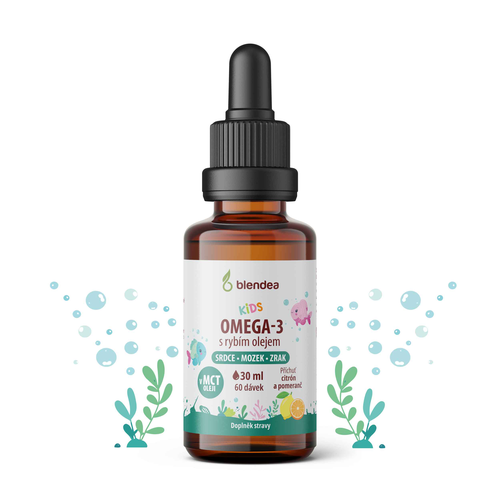 KIDS Kapky Omega-3 s rybím olejem 30 ml