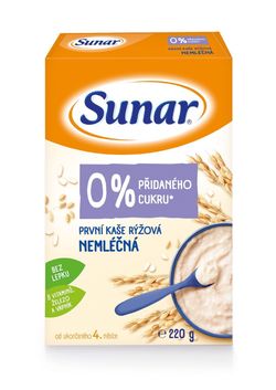 Sunar První kaše rýžová nemléčná 220 g