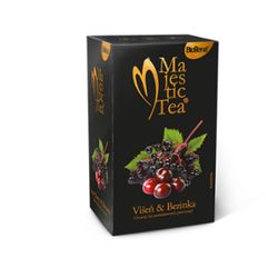 Biogena Majestic Tea Višeň+Bezinka porcovaný čaj 20x2,5 g