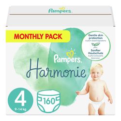Pampers Harmonie vel. 4 9–14 kg dětské pleny 160 ks