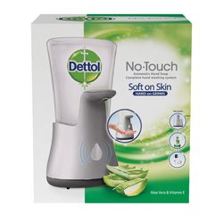 Dettol Bezdotykový dávkovač mýdla Jemná aloe 250 ml