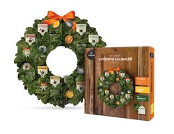 Leros Bylinný adventní kalendář věnec 24 sáčků