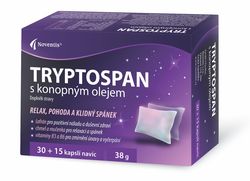 Noventis Tryptospan s konopným olejem 30+15 kapslí