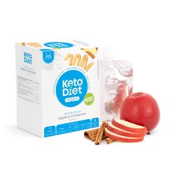 KetoDiet Proteinová kapsička – příchuť jablko a skořice (7 porcí)