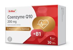 Dr. Max Coenzyme Q10 200 mg s thiaminem 30 kapslí