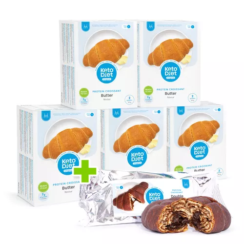 Proteinové croissantové combo (5 + 1 ZDARMA)