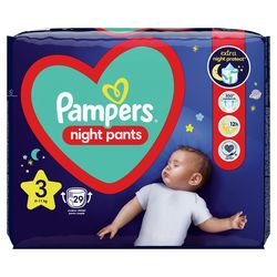 Pampers Night Pants vel. 3 6–11 kg dětské plenkové kalhotky 29 ks