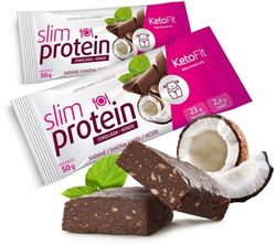 Proteinová tyčinka kokos-čokoláda - SLIM PROTEIN 14 x 50 g
