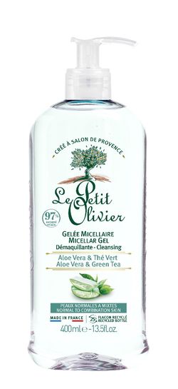Le Petit Olivier Micelární čisticí gel Aloe Vera a zelený čaj 400 ml