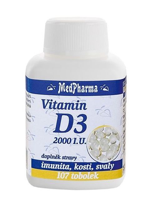 Medpharma Vitamin D3 2000 I.U. 107 tobolek