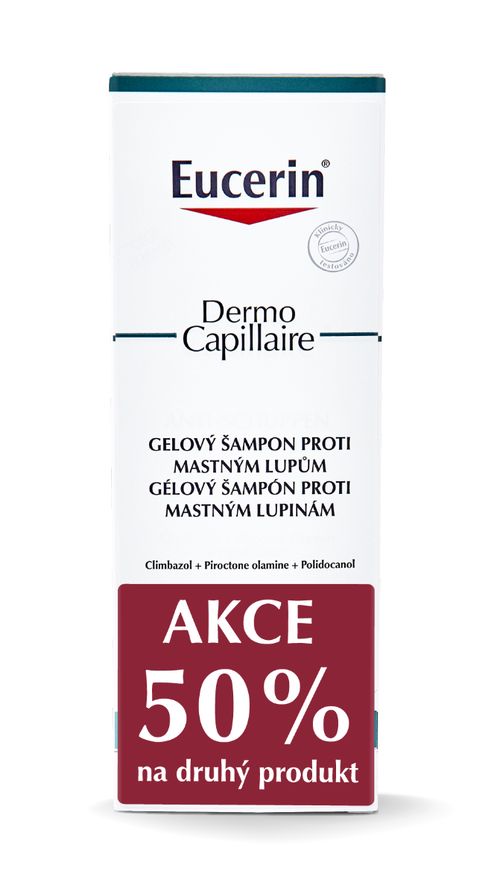 Eucerin Dermocapillaire Šampon na mastné lupy duopack 2x250 ml