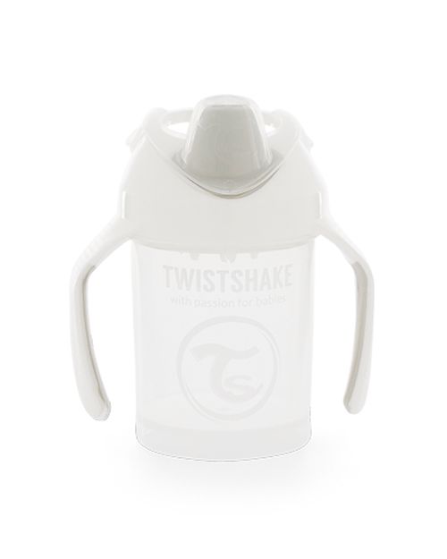 Twistshake Hrnek netekoucí učící 230 ml bílý