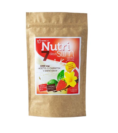 Nutricius NutriSlim vanilka jahoda 210 g