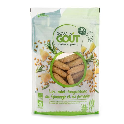 Good Gout BIO Mini bagetky s rozmarýnem a sýrem 10m+ 70 g