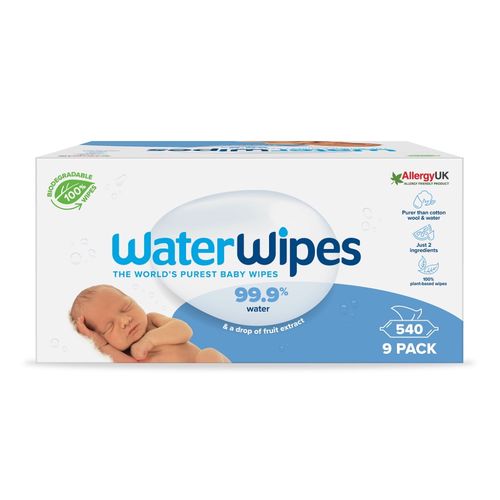 Water Wipes 100% BIO odbouratelné ubrousky 9x 60 ks