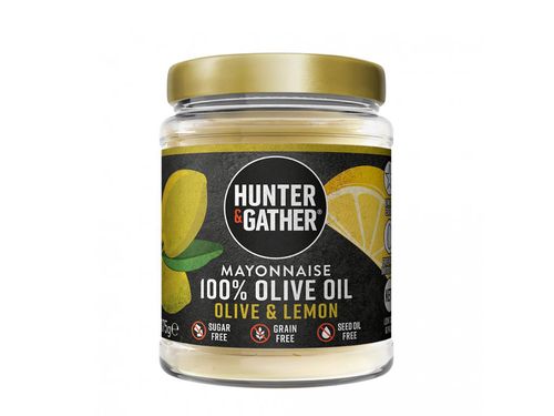 HUNTER & GATHER - Keto majonéza z olivového oleje s citronovou příchutí, limitovaní edice, 175 g