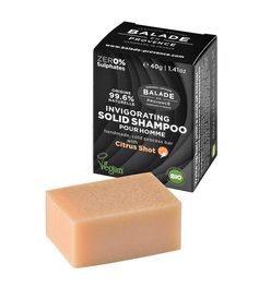 Balade en Provence Posilující tuhý šampon pro muže BIO Citrus 40 g