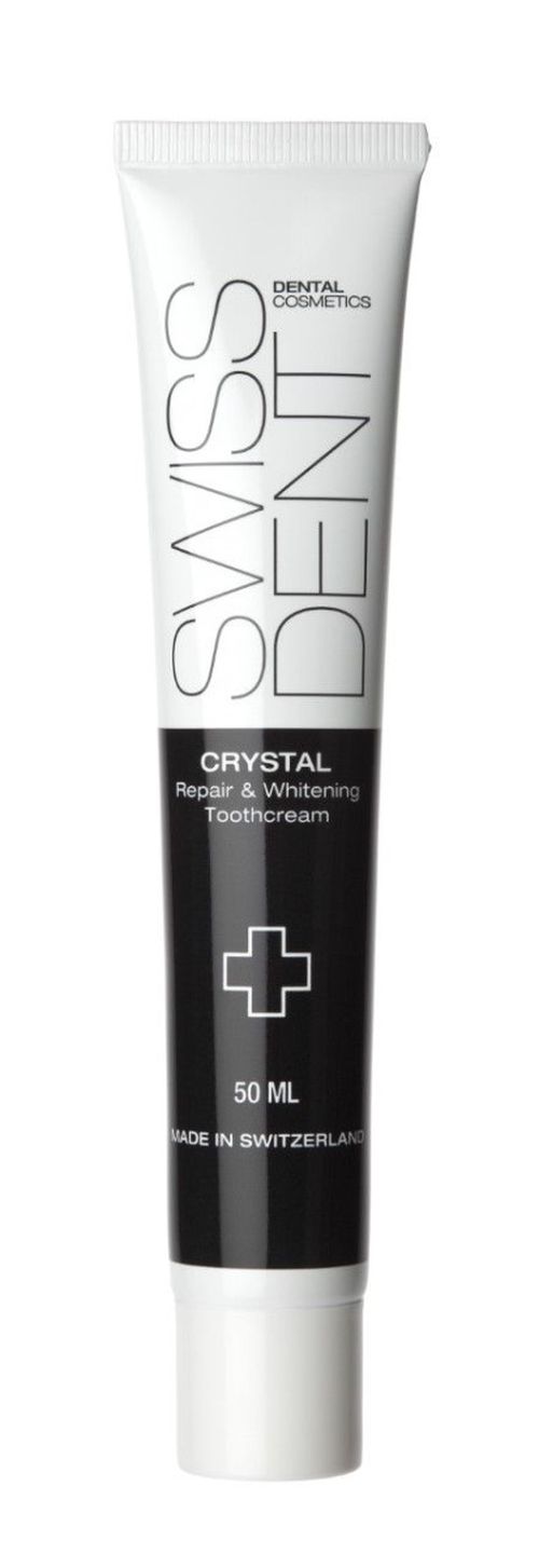 Swissdent CRYSTAL regenerační zubní krém bez fluoridu 50 ml