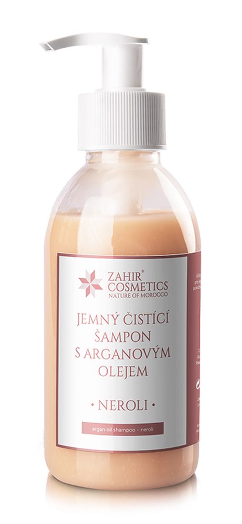 ZAHIR COSMETICS Jemný čisticí šampon s arganovým olejem NEROLI 200 ml