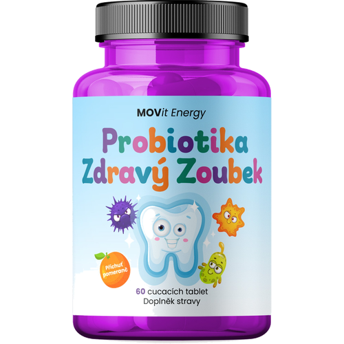 Probiotika pro děti ZDRAVÝ ZOUBEK, 60 cucavých tablet