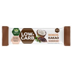 Topnatur - Low Carb tyčinka, kokos a kakao, 40g