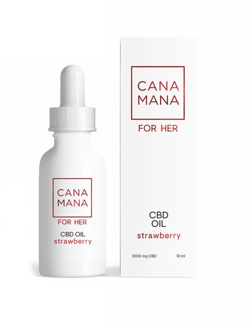 CANAMANA for Her CBD Oil strawberry 10 ml