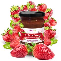 Nízkosacharidový džem jahodový 275 g KetoFit