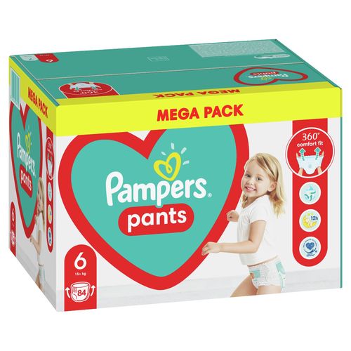 Pampers Pants vel. 6 Mega Pack 15+ kg plenkové kalhotky 84 ks