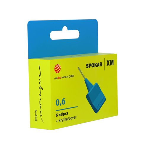 Spokar XM Mezizubní kartáčky modré 0.6 mm 6 ks
